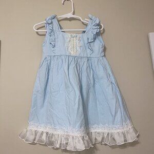 Dollcake Light Blue Dress With Lace Details